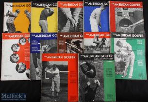 1931 The American Golfer Monthly Magazines (12) - complete run from Jan- Dec, edited by Grantland