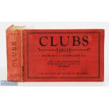 A List of English Clubs in all parts of the world 1935 43rd year by C Austen Leigh, boards part