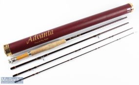 Advanta graphite brook trout fly rod 8' 4pc, line 56#, alloy uplocking reel seat and collar, with