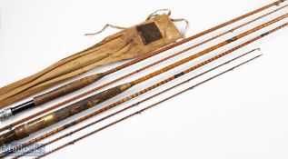 Hardy Alnwick The Featherweight, split cane Fly Rod, 9ft 2pc, alloy uplocking reel seat, brass