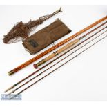 A rare and unusual rod and landing net combination by Sowerbutts & Son, Fishing Rod & Tackle