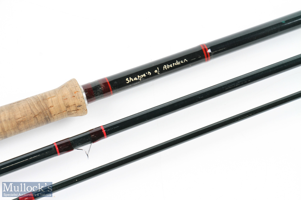 Sharpe's Aberdeen Aquarex carbon salmon rod 15' 3pc line 10#, 25" handle with double down locking - Image 2 of 5