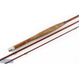 Hardy Alnwick whole cane fly rod (could this be the guinea rod?) G23780, 9' 92 approx, 3pc, alloy