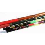 Zebco Cool Telescopic carbon pole 3mtr 3pc missing top stopper, plus Zebco Cool Holiday 5000