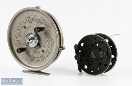 The "Maxima" large double-the-line capacity centre pin/trotting reel, 5 1/2" narrow spool, 2 screw