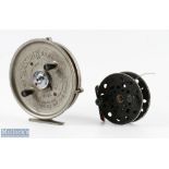 The "Maxima" large double-the-line capacity centre pin/trotting reel, 5 1/2" narrow spool, 2 screw