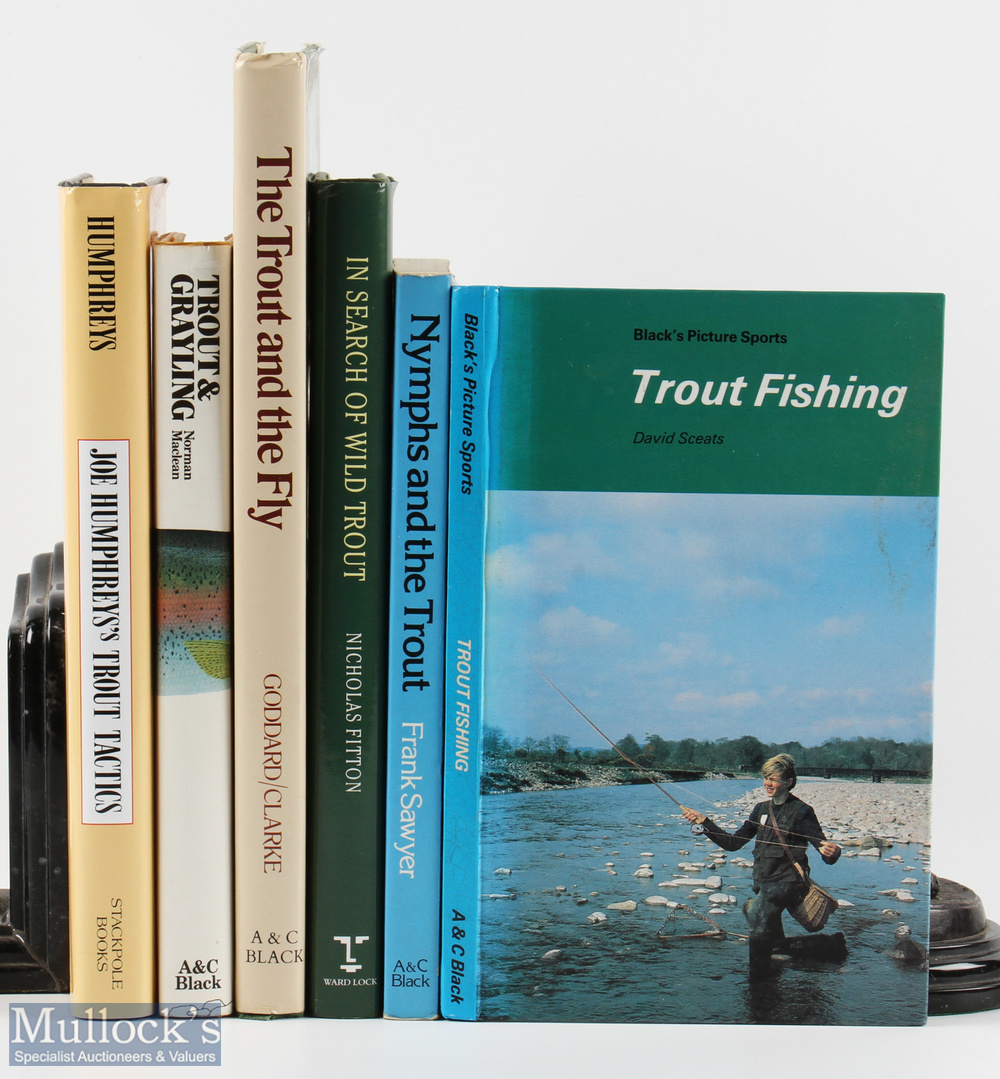 Trout Fishing Books: Trout & Grayling Norman Maclean 1980 H/b, Trout Fishing David Sceats1982 H/b,