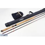 Hardy Alnwick "Graphite" De-Luxe salmon fly rod 13' 9" 3pc line 9#, 26" handle, anodised up