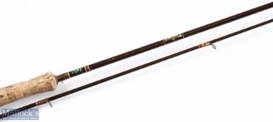 Daiwa Pro Fly Carbon fly rod made in Scotland 9'6" 2pc line 5/7# uplocking alloy reel seat, lined