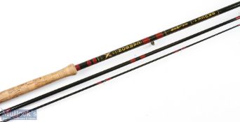 Bruce & Walker Salmon Carbon Fly Rod, 14ft 3pc line 8/10#, 24.5" handle with alloy sliding reel