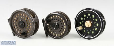 Intrepid Rimfly king size alloy fly reel, constant check, runs well; Intrepid Rimfly 3 1/4" alloy