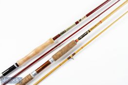 Abu Sweden Farflyte 967 carbon trout fly rod 9' 2pc line 6/7#, alloy down locking reel seat, MCB,