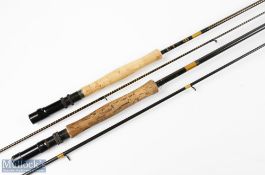 Dynaflex "The Church Hill Gold" No 989.469 fly rod 8' 2pc line 6/7#, double down locking reel