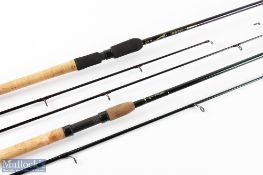 Fox Barbel Special carbon rod 12' 2pc 1 1/2lb, 23" handle with Fuji down locking reel seat, lined