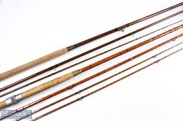 Hardy's Alnwick the special salmon rod steel centred Palakona fly rod NoE 25652 (1932) 14 ft 3pc