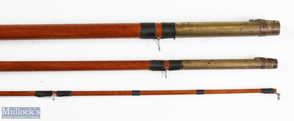 William Blacklaws & Sons Kinoneil Greenheart Salmon Fly Rod 18' approx., tip section 12" approx. - Image 2 of 2