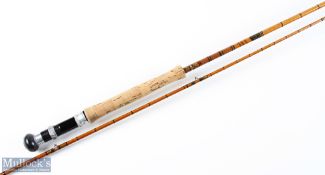 R Sealey Precision Rods Redditch "The Tudor" lightweight split cane trout rod 9' 6" 2pc, uplocking