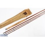 A fine Hardy Alnwick Greenheart The Aydon fly rod No G 23813 (1939/49) 10 ft 3pc plus spare tip