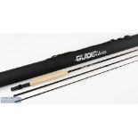 Guideline Alpha Carbon Fly Rod, 9' 3pc line 5/6#, M Cordura sectioned tube, looks unused, plastic on