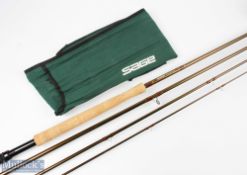 Sage 9150-4 Graphite IIIe 15' 4 Piece Spey Rod line #9, 9.75oz, appears in as new condition, with
