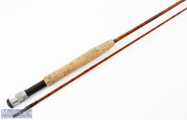 Martin James Redditch "The Salopian" split cane fly rod built with No 2 action, 8' 6" 2pc (line 5/