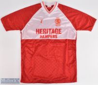 1990 Middlesbrough FC Zenith Data Wembley Home Replica Football Shirt, made by Skill Leisurewear,
