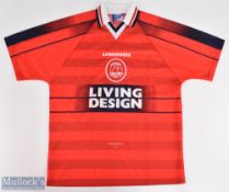 1996-1996 Aberdeen FC Replica Football Shirt made by Umbro, size L, short sleeve, with Living Design