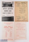Selection of Scottish non-league programmes to include 1950/51 Caledonian v Deveronvale (Highland