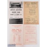 Selection of Scottish non-league programmes to include 1950/51 Caledonian v Deveronvale (Highland