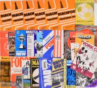 1974/75 Blackpool Div. 2 home programmes complete league season (including Manchester Utd) (21);