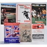 Assorted Football Programmes (6) features Testimonial Football Programmes to include Ray Clemence (