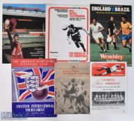 Assorted Football Programmes (6) features Testimonial Football Programmes to include Ray Clemence (