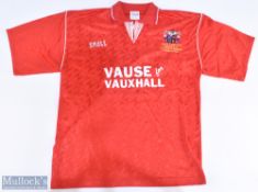1990 Barrow AFC Auto Windscreen Shield Final Winners Wembley Replica Football Shirt, made by Spall