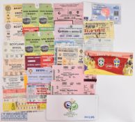 TICKETS Scotland home tickets v 1982 England, v 1984 Spain (WC), v 1987 Brazil (Rous Cup), v 1989