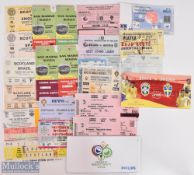 TICKETS Scotland home tickets v 1982 England, v 1984 Spain (WC), v 1987 Brazil (Rous Cup), v 1989