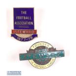 1977-78 The FA Association Steward+ Undated Enamel Badges (2)