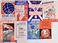 Scottish programme selection to include Scottish League v 1956 Irish League, League of Ireland, 1958