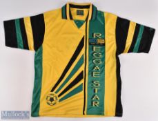 1998 Jamaica World Cup Reggie Star Replica Football Shirt, made by Ada sportswear size M, short