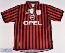 1899-1999 Milan Centenary Commemorative Football Replica Shirt, made by Adidas, size L short