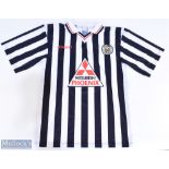 1997-98 St Mirren Replica Football shirt, made by Uhlsport, short sleeve, size m, with Mitsubishi