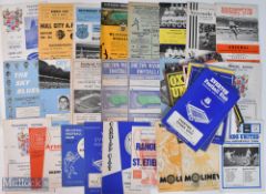Collection of football programmes with a variety of clubs/fixtures mainly 1960s, some 1970s, to