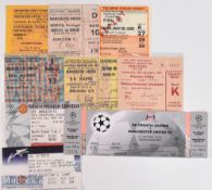TICKETS: Selection of Manchester Utd home match tickets 1964/65 Everton (ICFC), 1965/66 Benfica (EC)