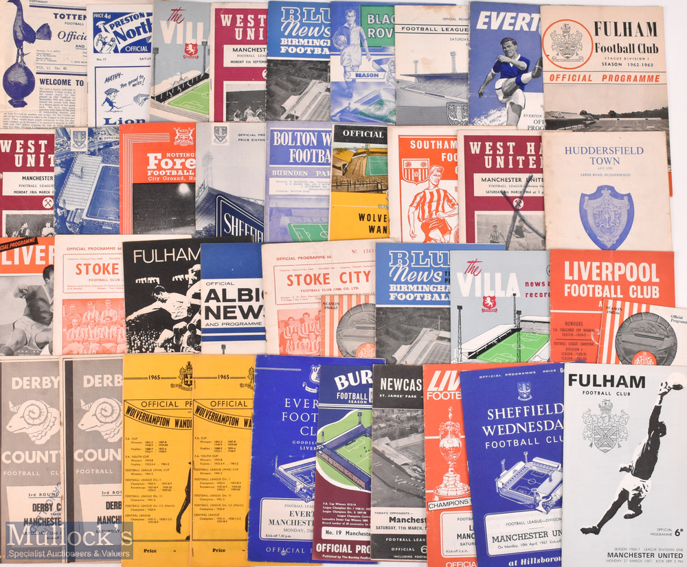 Collection of Manchester Utd home match programmes 1951/52 Stoke City (poor), 1953/54 Newcastle - Image 2 of 4