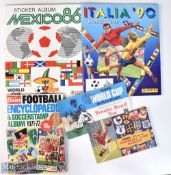 Mexico 1986 World Cup Panini Sticker Album appears complete t/w Italy 1990 World Cup Panini