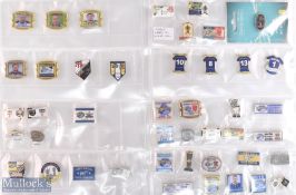 Leeds Rugby League enamel badge selection features Grand Final, etc varying styles, shapes and sizes