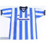 1999-01 Huddersfield Replica Football shirt, made by Mitre, size L, Short sleeve, with Panasonic