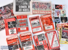 Collection of Liverpool home match programmes to include 1966/67 (13), 1967/68 (26), 1968/69 (12),