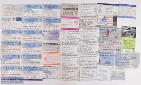 TICKETS: Selection of West Bromwich Albion home match tickets 1957/58 CDSA (Russia), 1988/89 Everton