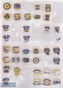 Leeds Rugby League enamel badge selection features Challenge Cup, Super League Grand Final, Ace of