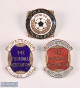 1980 + 1981 (x2) The FA Association Superintendent Enamel Badges (3)